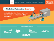 Tablet Screenshot of marketing-automation.ca